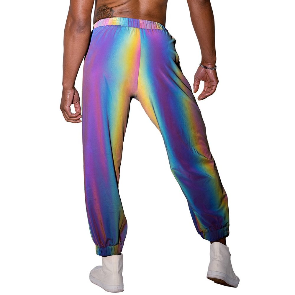 Reflective Joggers With Drawstring Elastic Waist … - image 8